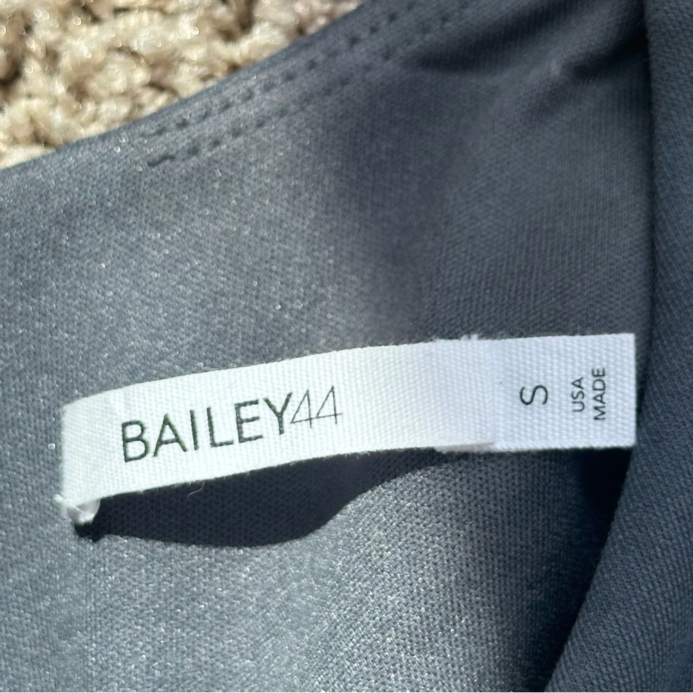 Bailey 44 Thelma Dress in Ebony White Contrast | Size Small| Asymmetrical Hem - Picture 5 of 7